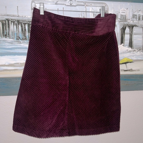 Y2K Gap skirt SZ 12 purple wine corduroy 90s  Fall cute trendy all season - Picture 1 of 9